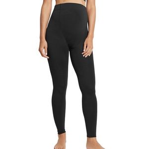 Ingrid and Isabel Brushed Fleece Maternity Leggings/ footless Tights S/M NWT